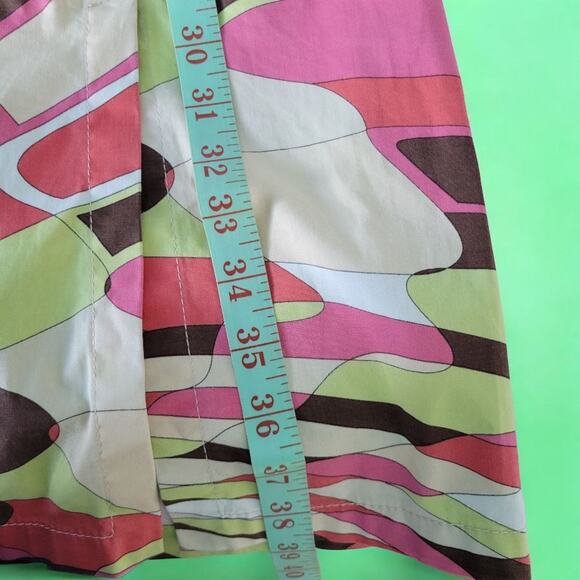 Vintage Emilio Pucci Mid Century Phicodelic Print Dress Size 6 Cotton Jersey - Picture 9 of 16
